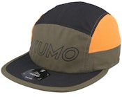 Big Print Logo Cloudfit Olive/Black/Orange 5-panel