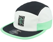 Kanji Box Cloud Cloudfit White/Black/Teal 5-panel