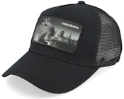 Kids Capybara Black A-frame Trucker
