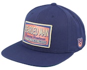 Logo Patch Red/Blue Navy Snapback