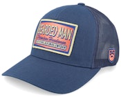 Logo Patch Red/Blue Navy A-frame Trucker