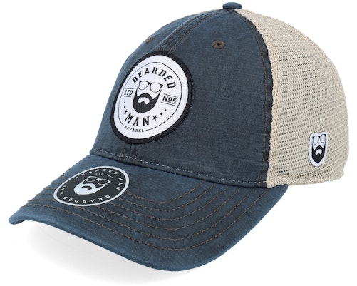 Beard Logo R 211 Navy/Khaki Trucker - Main Image
