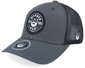 Beard Logo R 6-panel 2-tone Charcoal/Black Trucker
