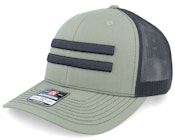 Two 3d Lines 112 Split Loden/Black Trucker