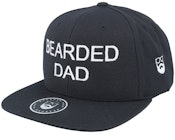 Bearded Dad Black Snapback