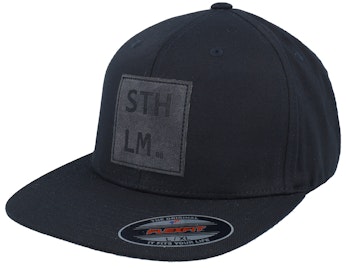 Sthlm Chemical Formula Engraved Black Flat Brim Fitted