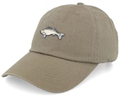 Tiny Zander Stone Washed Olive Dad Cap