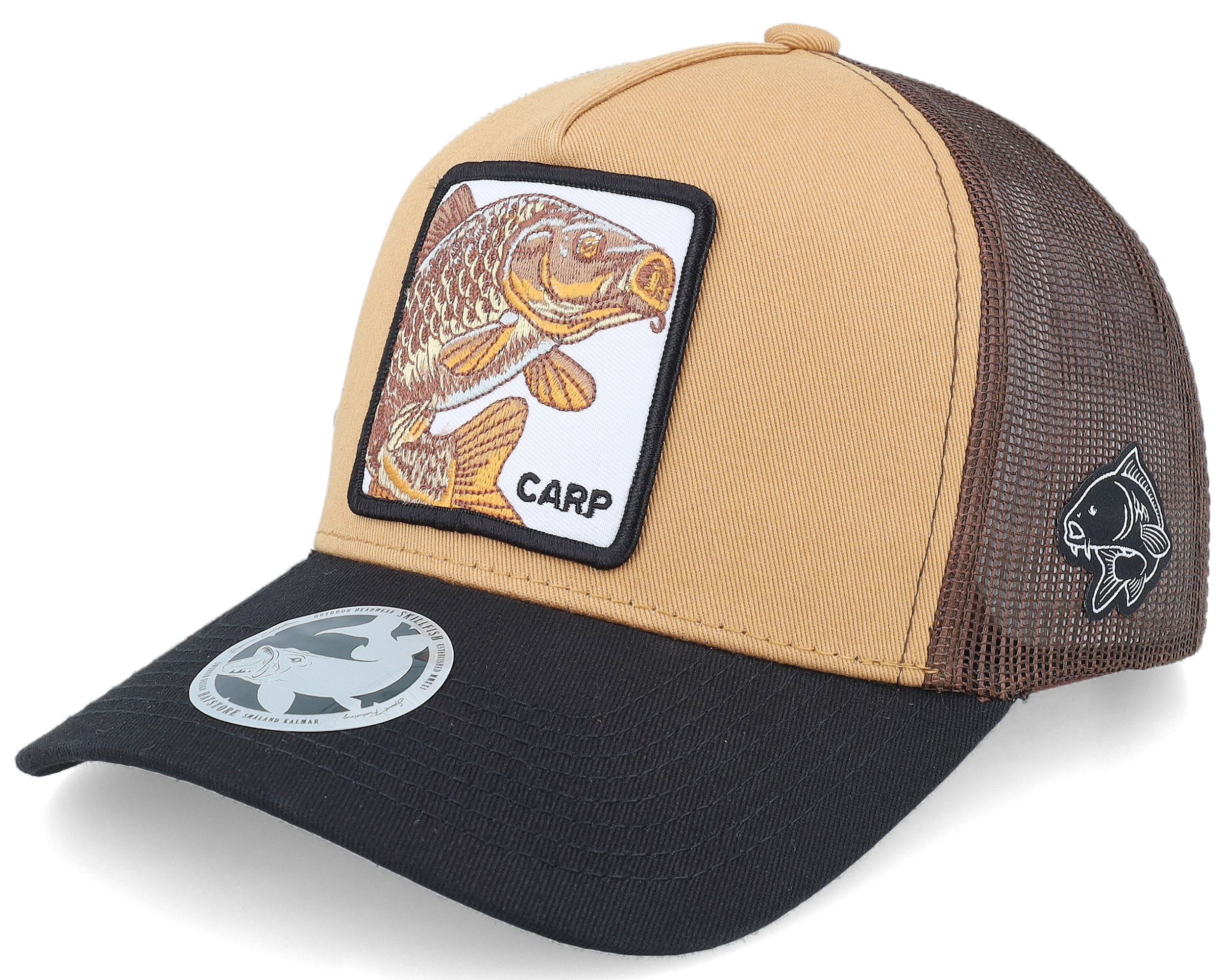 Carp Box Wheat/Brown/Black A-frame Trucker