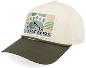 Gas Station Sign Rope Stone/Olive A-frame Adjustable