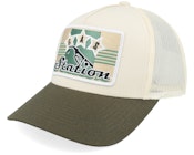 Gas Station Sign Stone/Olive A-frame Trucker