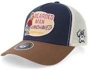 Unshaved Lumber Navy/Stone A-frame Trucker