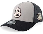 Mascot Logo Light Grey/Black A-frame Trucker