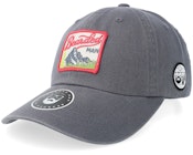 Bm Mountain Low Profile Garment Wash Grey Dad Cap