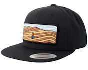 Desert Adventure Wide Patch Black Snapback