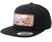 Tokyo Wide Patch Black Snapback