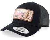 Tokyo Wide Patch Black Trucker