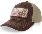 Tokyo Wide Patch Brown/Khaki Trucker