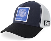 Straight Six Engine Blueprint Patch Navy/White/Black A-Frame Trucker