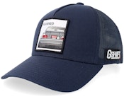 Slammed Bimmer Pach Navy A-frame Trucker