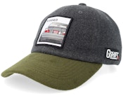 Slammed Bimmer Pach Wool Charcoal/Olive Dad Cap