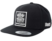 Supercharged V8 Patch Black Snapback