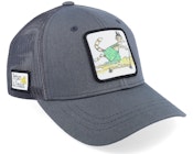 Kids Findus Kickbike Grey Trucker