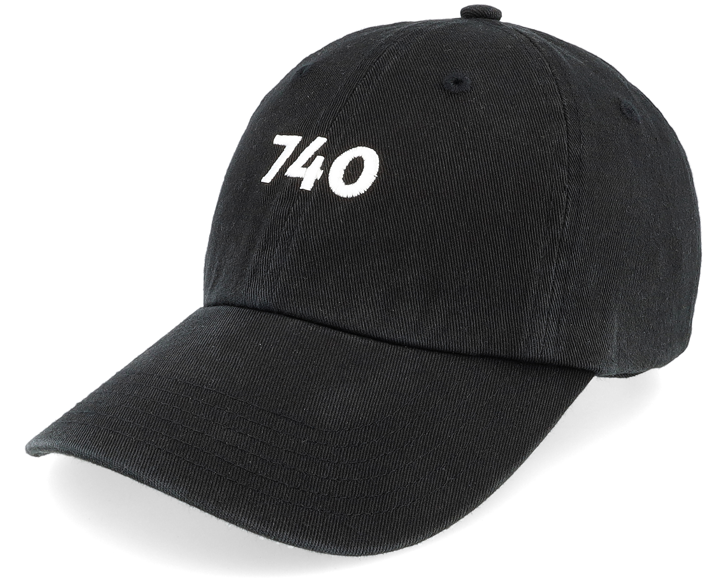 740 Black Dad Cap - Kiosken cap | Hatstoreworld.com