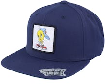 Tweety With Cap Navy Snapback - Looney Tunes
