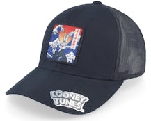 Bugs Bunny And The Wave Black Trucker - Looney Tunes