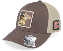 Jerry Looking Out Brown/Khaki Trucker - Tom & Jerry