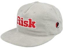 Risk Cord Grey 5-panel Snapback - Risk