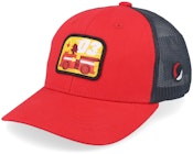 Kids Marshall Firetruck Red/Black Trucker