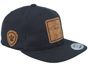 Kids Rubble Engraved Black Snapback