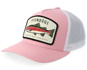 Kids Regnbåge Stor Light Pink/White A-frame Trucker