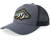 Kids Perch Mountain 3d Dark Charcoal/Black A-frame Trucker