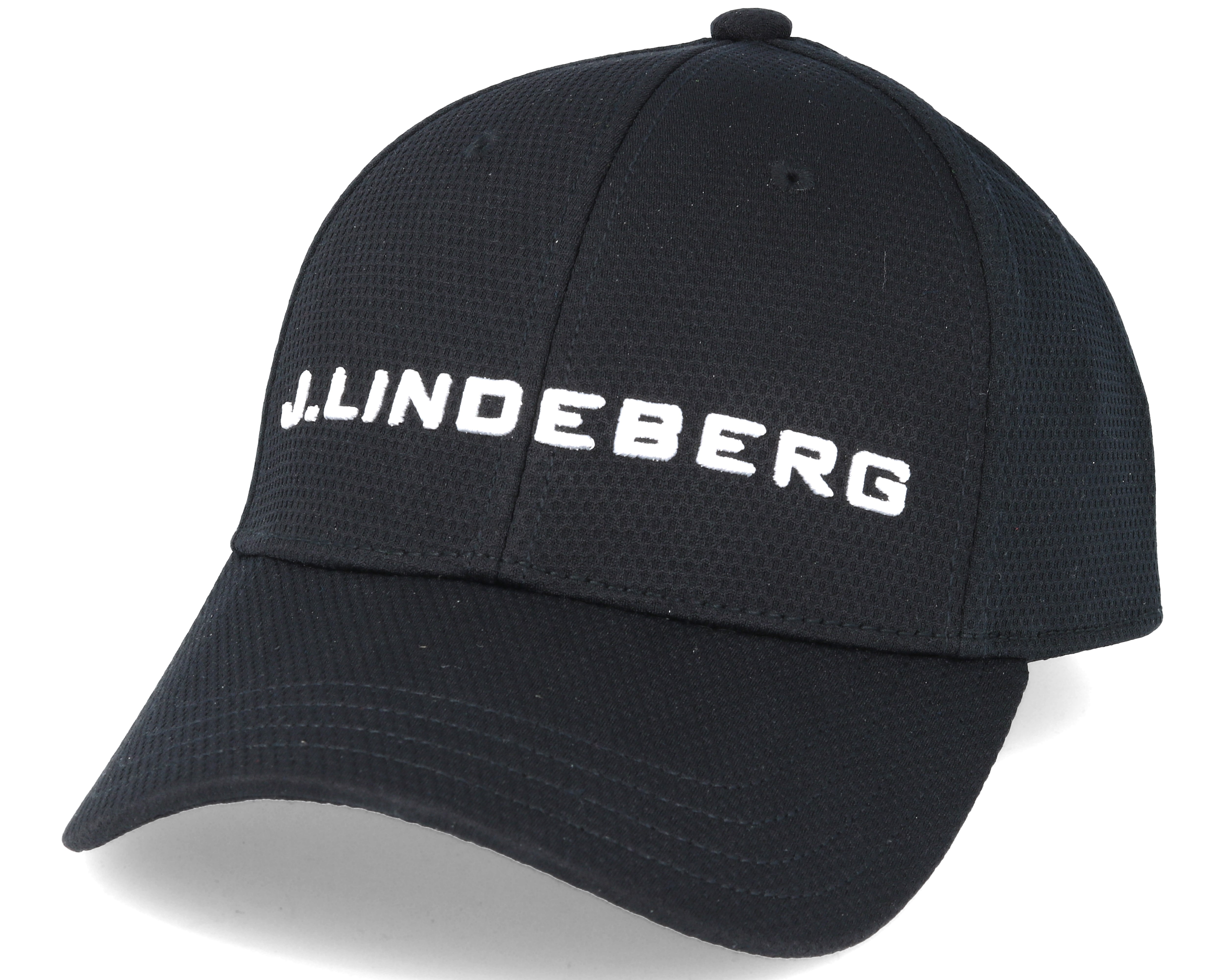 Aiden Pro Poly Black Adjustable J.Lindeberg keps Hatstore.se
