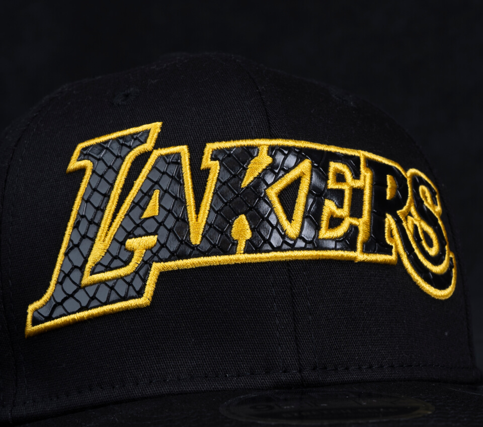 lakers snakeskin hat