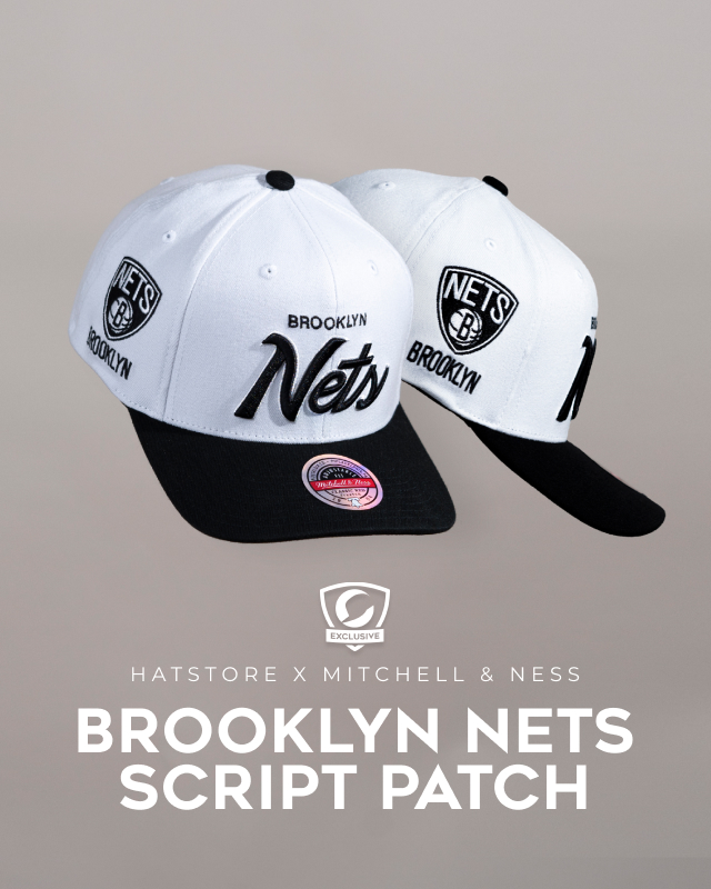 brooklyn nets script hat