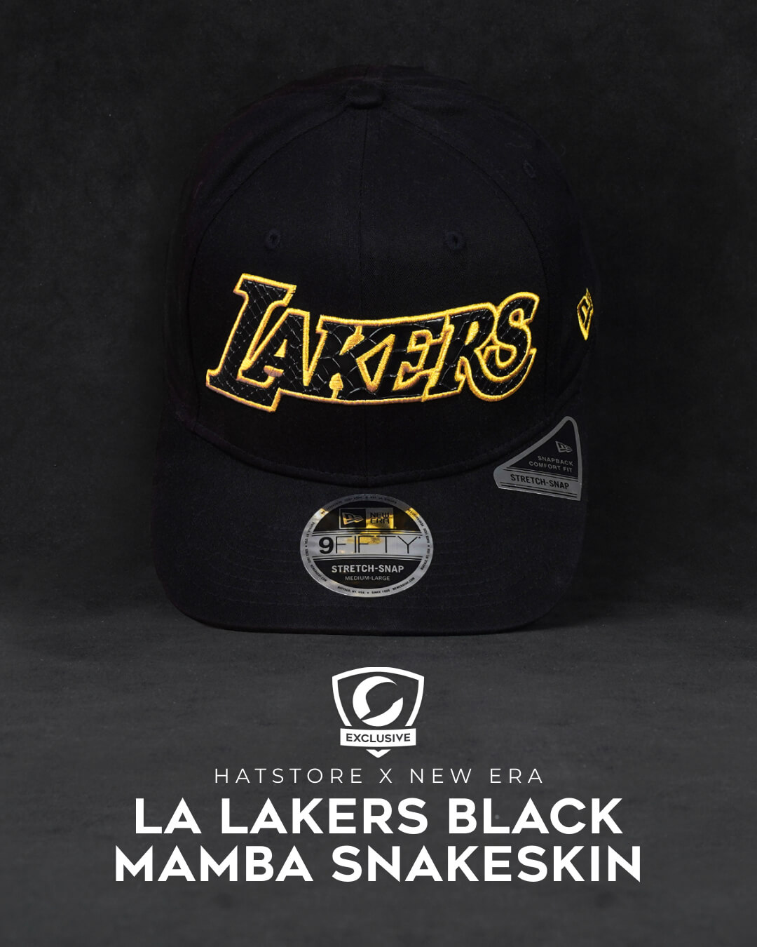 lakers snakeskin hat